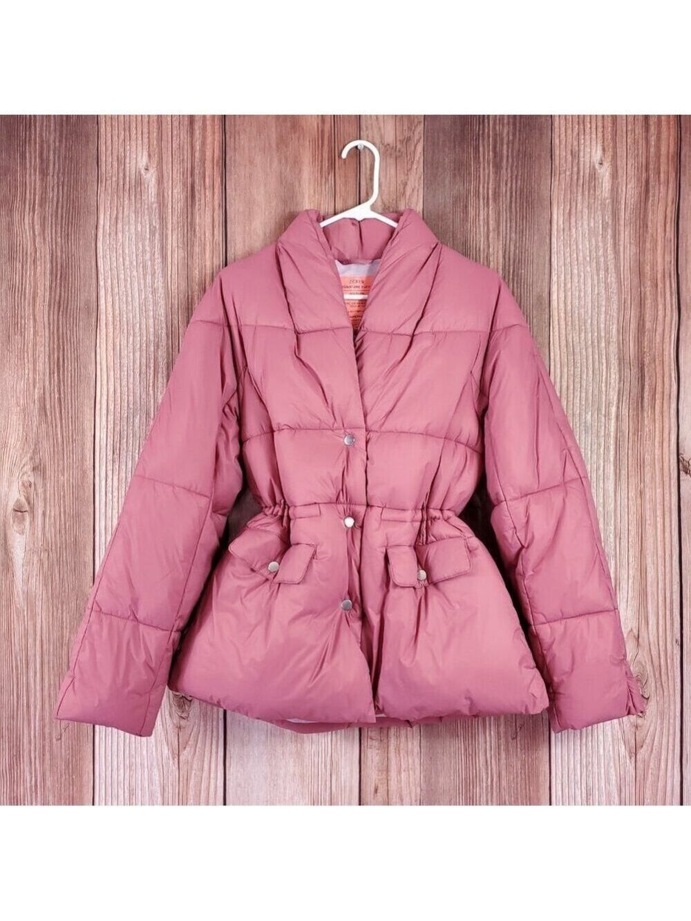 NWT J Crew Signature Puffer Womens Size XS Primaloft Collection Pink Jacket Warm